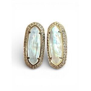 Kendra Scott Elsie Lux Ivory Mother of Pearl Earrings